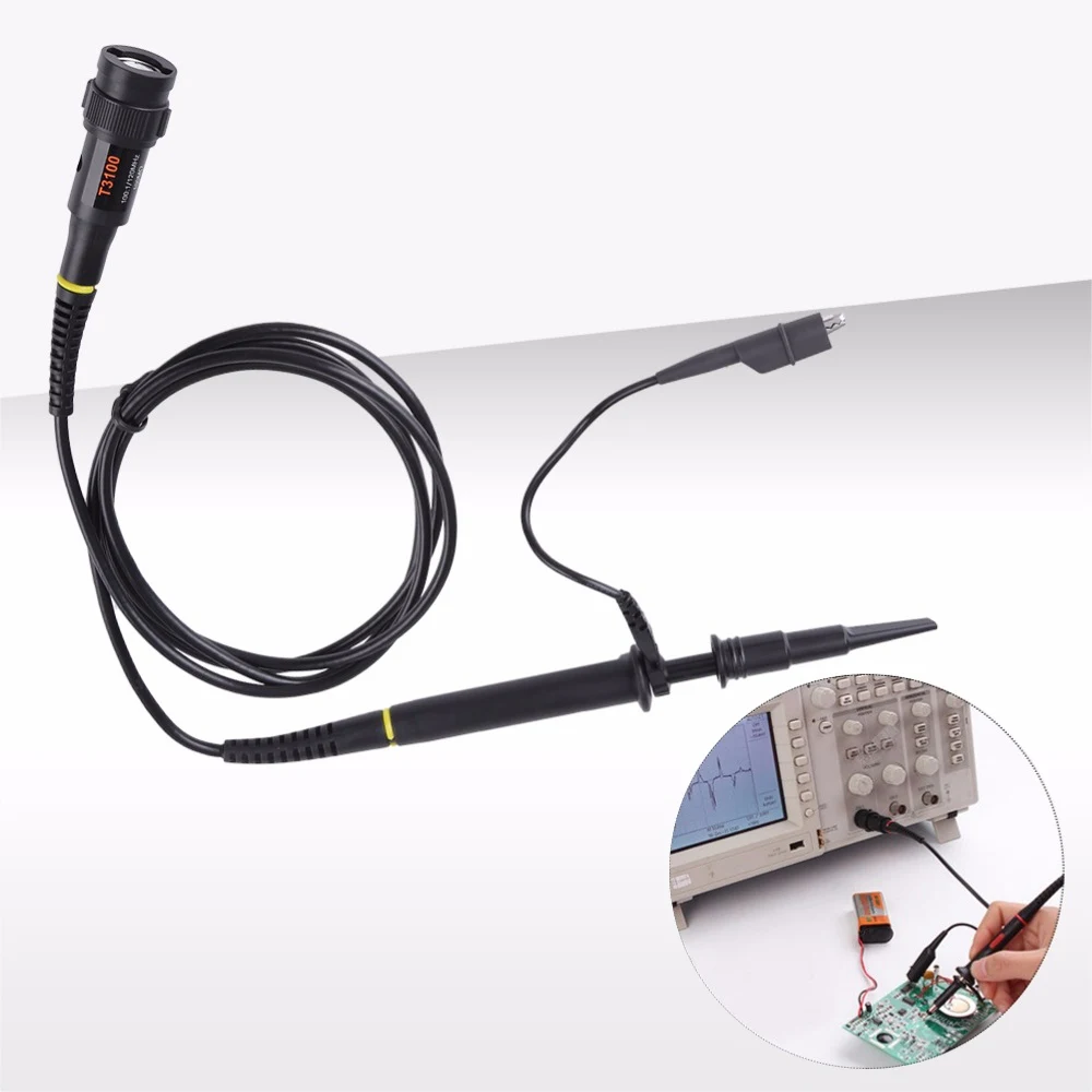 T3100/P4100 Digital Oscilloscope Probe DC-100MHz High Voltage Osciloscopio Scope Clip Test Probe Accessories