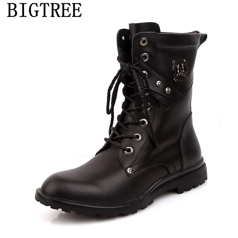 Leather Boots Men Ankle Boots Men Winter Shoes Men Shoes+male Buty Meskie Botas Hombre Cuero Erkek Bot Sepatu Pria Stivali Uomo