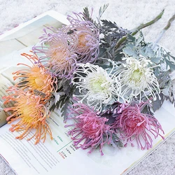 Fiori artificiali ramo corto artiglio di granchio ghirlanda di San Valentino vaso casa camera decorazione di nozze pianta finta Gerbera prodotti per la casa