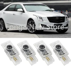 Car Door Light Logo Emblem Projector Laser Bem-vindo Lâmpada LED Cortesia Luces Acessórios Para Cadillac SRX ATS-L XT5 XTS CT5 CT6