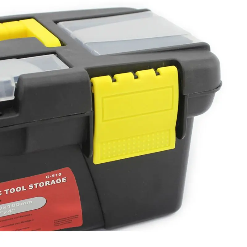 Portable Hardware Storage Box Repair Tool Box Case Multi-Function Home Toolbox 37MD