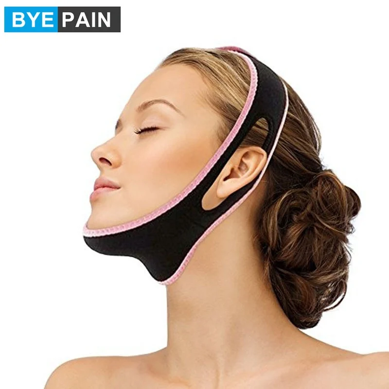 1Pcs BYEPAIN Face Lift Up Belt Sleeping Face-Lift Mask Massage Slimming Face Shaper Relaxation Facial Slimming Bandage