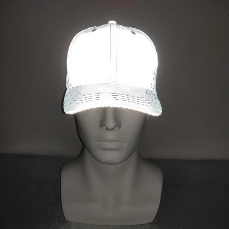 

Светоотражающие шапки мужские бейсболки в стиле хип-хоп Snapback ночная блестящая отражающая шляпа женские повседневные спортивные кепки