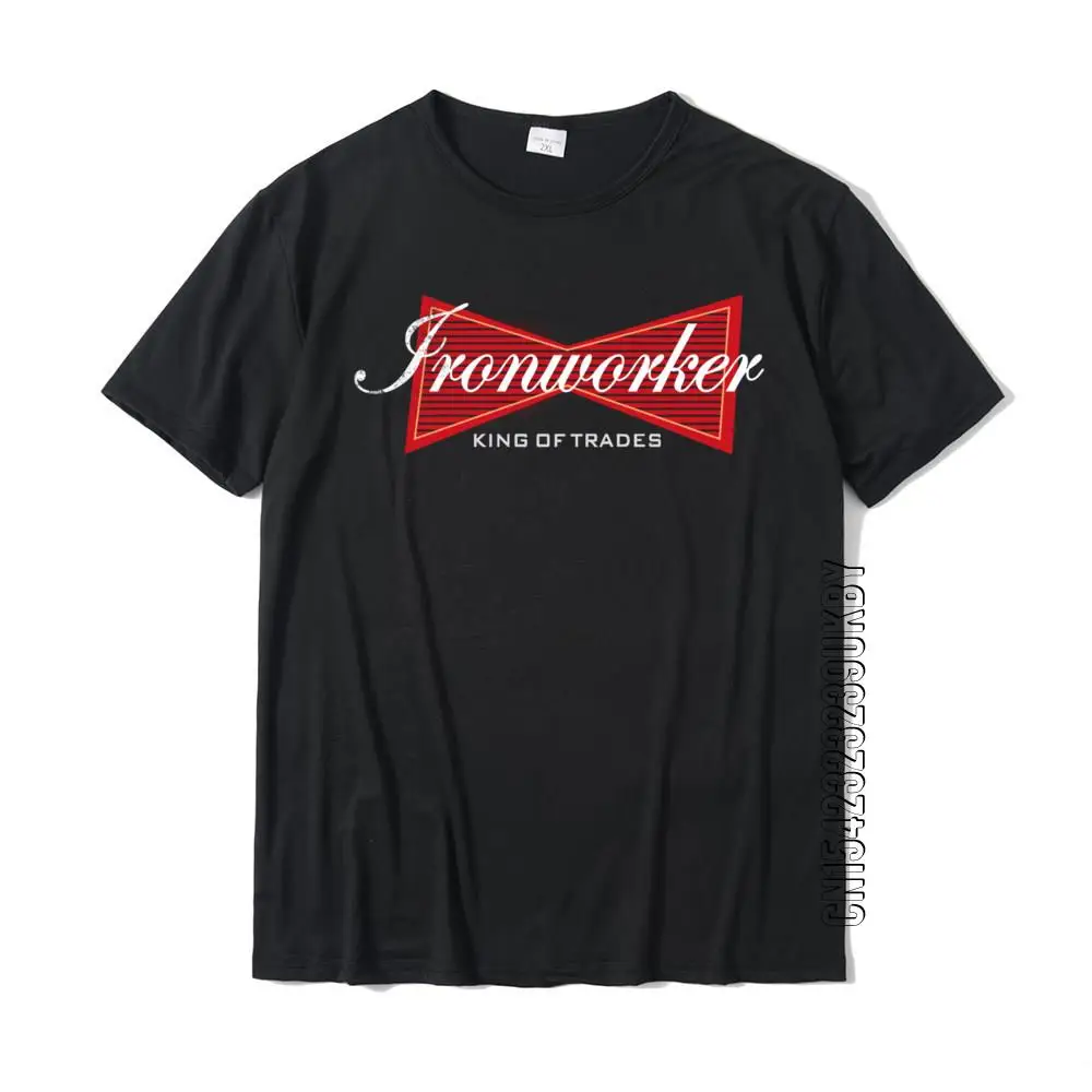 Ironworker Funny Ironworkers Union Tops T Shirt Prevalent Crazy Cotton Man Top T-Shirts Slim Fit