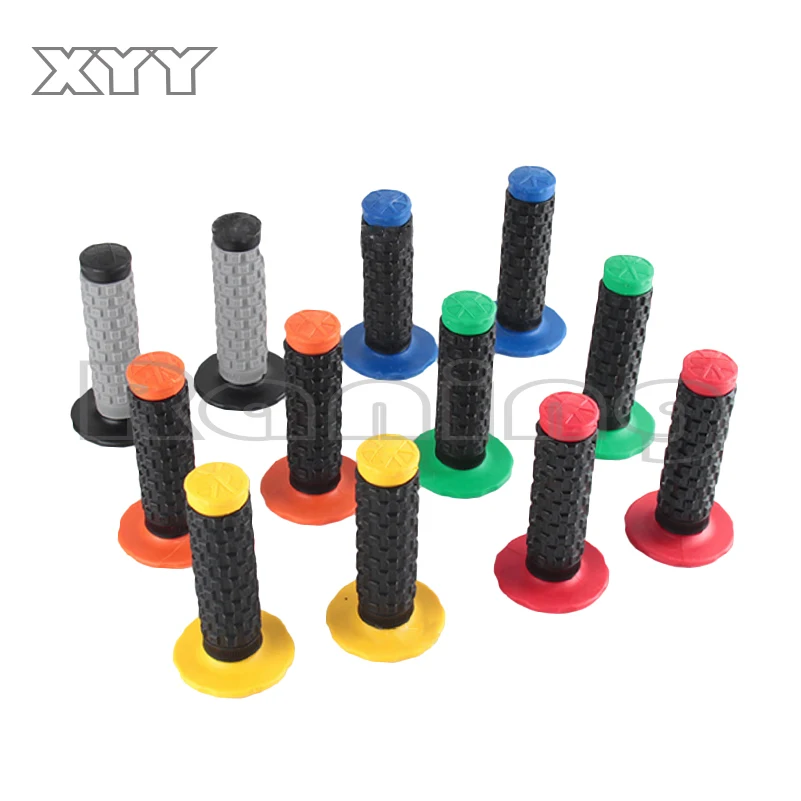

Taper Grip Handle Dirt Bike Rubber Grips 22mm Handle Grip Double color Pillow Top Moto Grips For Motocross Motorcycle
