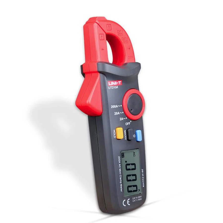 UNI-T UT210A 200A 2000 Conuts Mini LCD Electrical Professional Multifunction High Sensitivity Leakage Current Clamp Meters