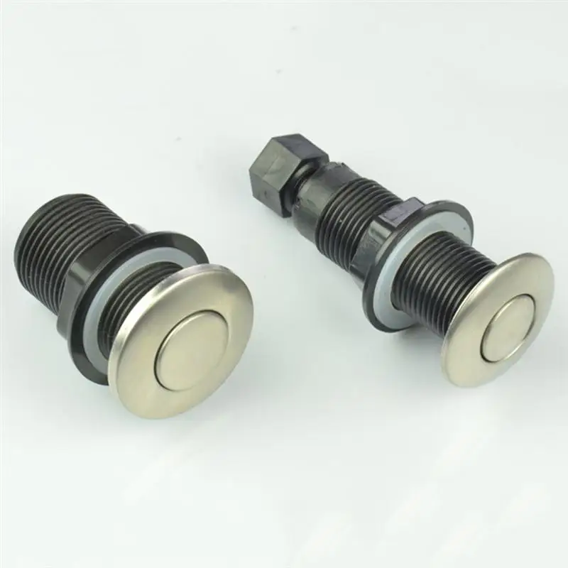 25mm Air Activated Push Stainless Steel Food Waste Processor Air Pneumatic Button On-off Accessory view 4