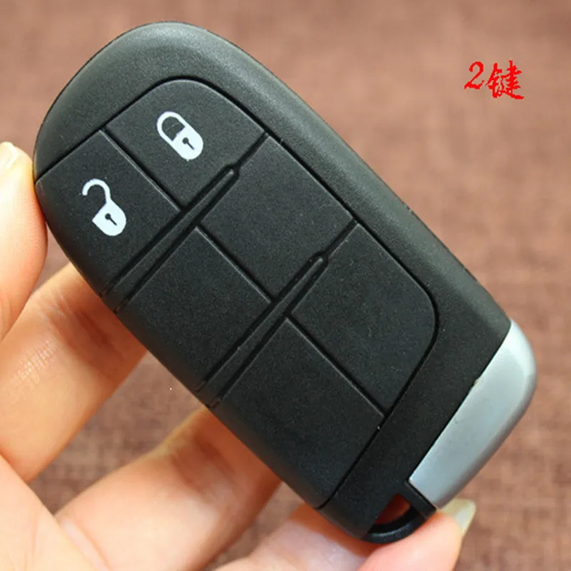 5pcs 2/3/4/5 Buttons Smart Remote Car Key Shell For Chrysler Dodge Journey 2011-2015 Keyless Fob Case With Emergency Blade