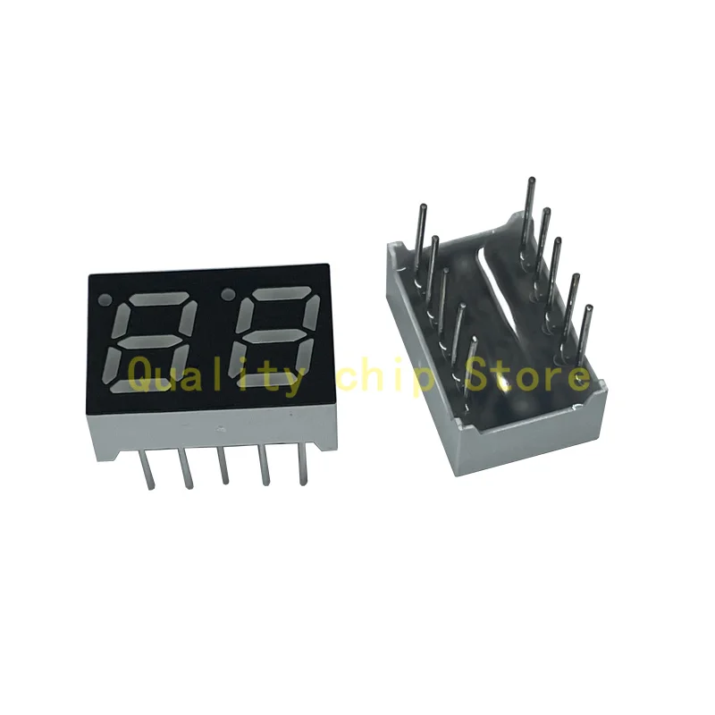 10pcs 7 segment Common Anode 2 Bit 2bit Digital Tube 0.28