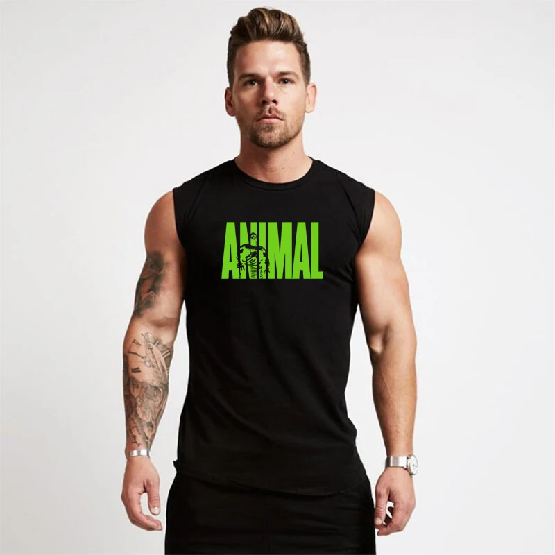 New Mens Brand Casual Fashion Bodybuilding Stringer Tank Top Gyms  Shirt Fitness Sports Clothing Cotton Sleeveless Vest