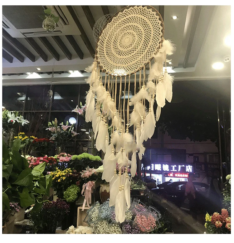 Big Dream Catcher Hanging/Light Decoration nordic Decoration Home Girls Room/Nursery/Kids Decor dreamcatcher Children Room New 5