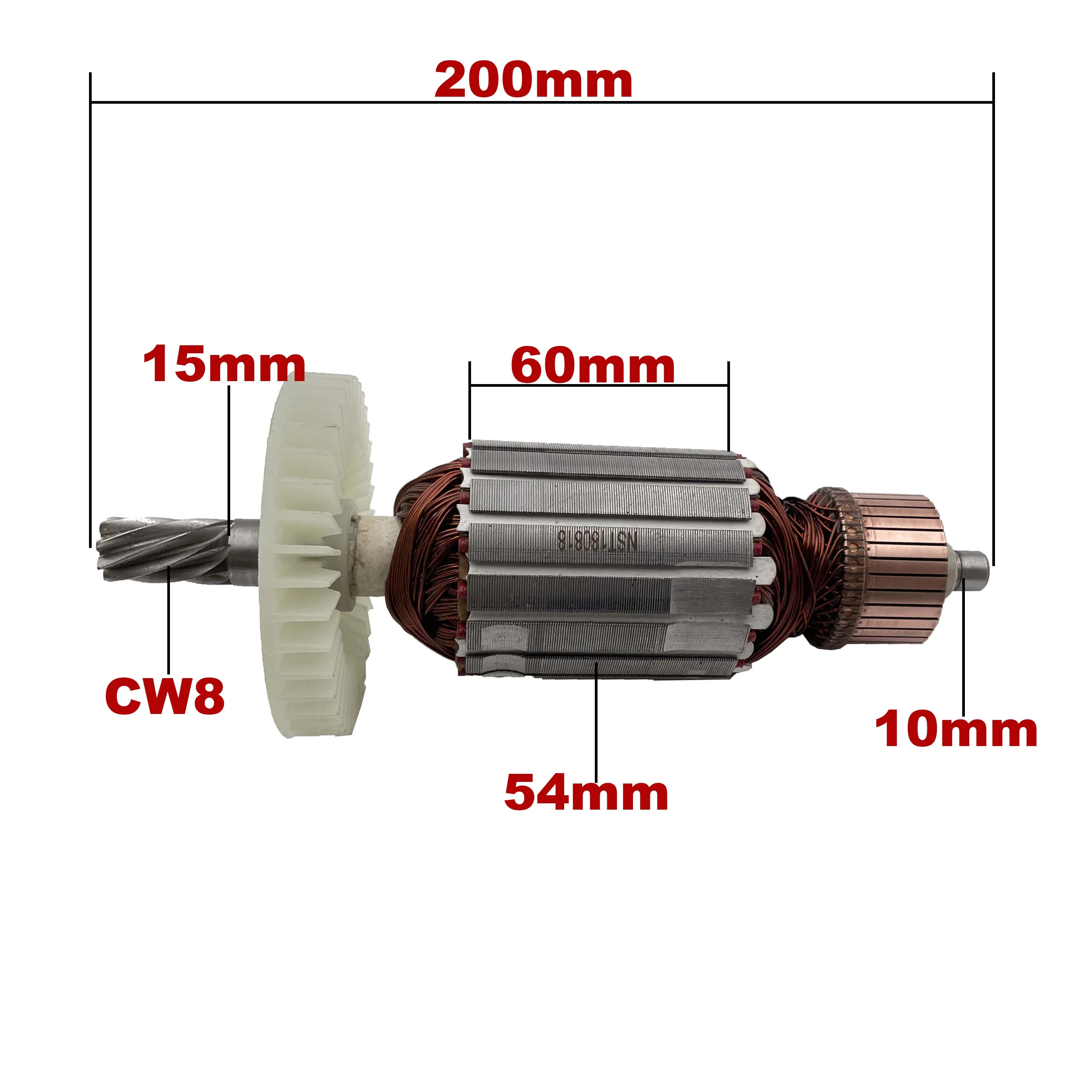 AC220V-240V Armature Rotor Anchor Replacement for Maktec Cut-off Machine MT240