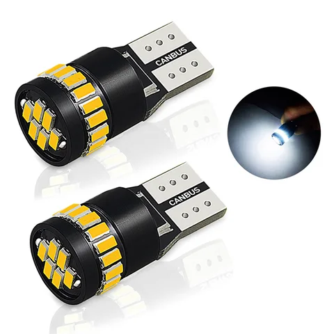 OXILAM 2 шт. Canbus T10 W5W светодиодный 3014 24-SMD габаритная парковочная лампа для Volkswagen Golf Tiguan Jetta City Touran Passat
