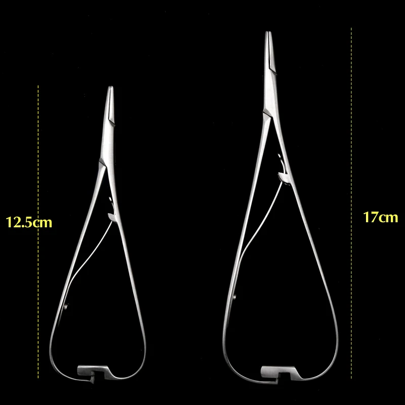 Needle holder 14/17cm empiecement stainless steel surgical operating instrument medical tools needle carrier