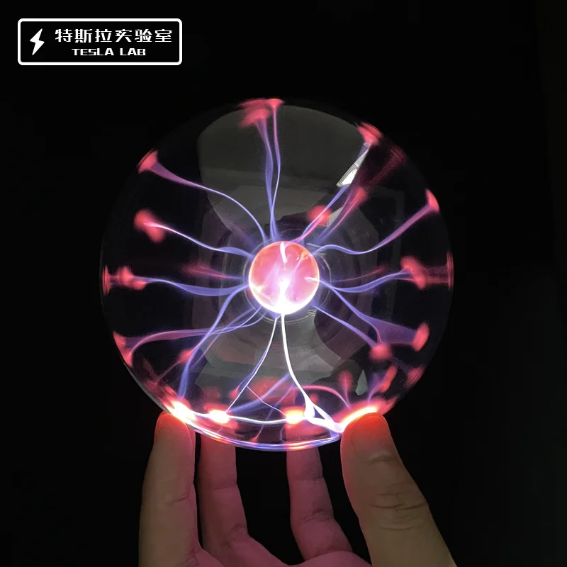 Touch Lightning to Voice Control Artificial Lightning Ball Ion Ball Tesla Coil Glow Ball Arc Ball