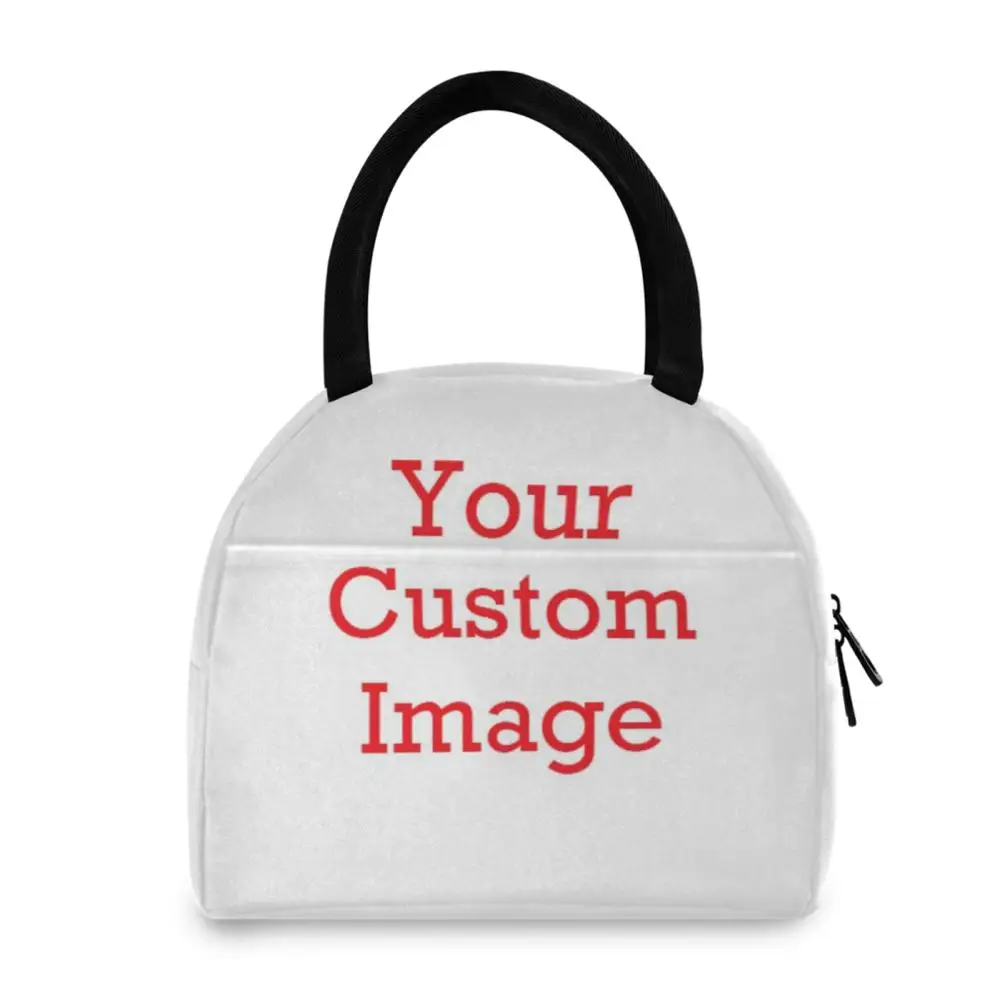 High Quality Polyester Waterproof Custom Picture Lunch Bag Women Kids Portable Lunch Box Bag Aluminum Foil Insulation Cooler Bag