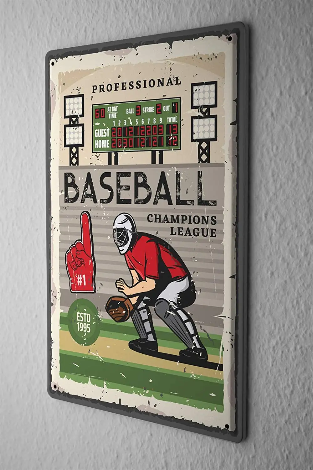 Since 2004, metal posters, baseball nostalgia