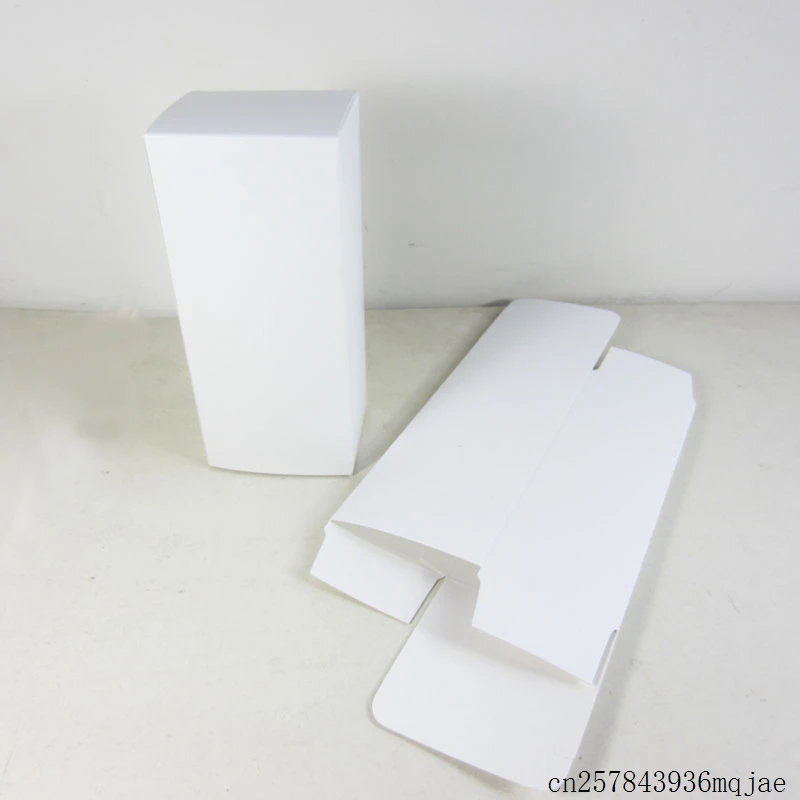 

200 Pcs White Paper Sunglass Packaging Boxes Paper Cardboard Boxes Essential Oil Bottle Boxes Size 7.5*6*17cm