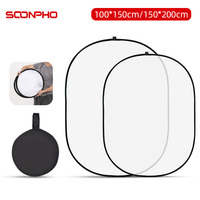 SOONPHO Reflector 100*150 CM 150*200 CM Soft Light Board Photography Accessories Light Diffuser Portable Camera Lights Reflector