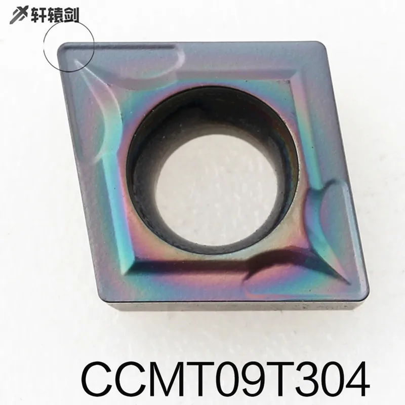 10 pces ccmt060204 ccmt09t304 ccmt09t308 xh1 lâmina de carboneto de aço temperado ferramenta torno cnc