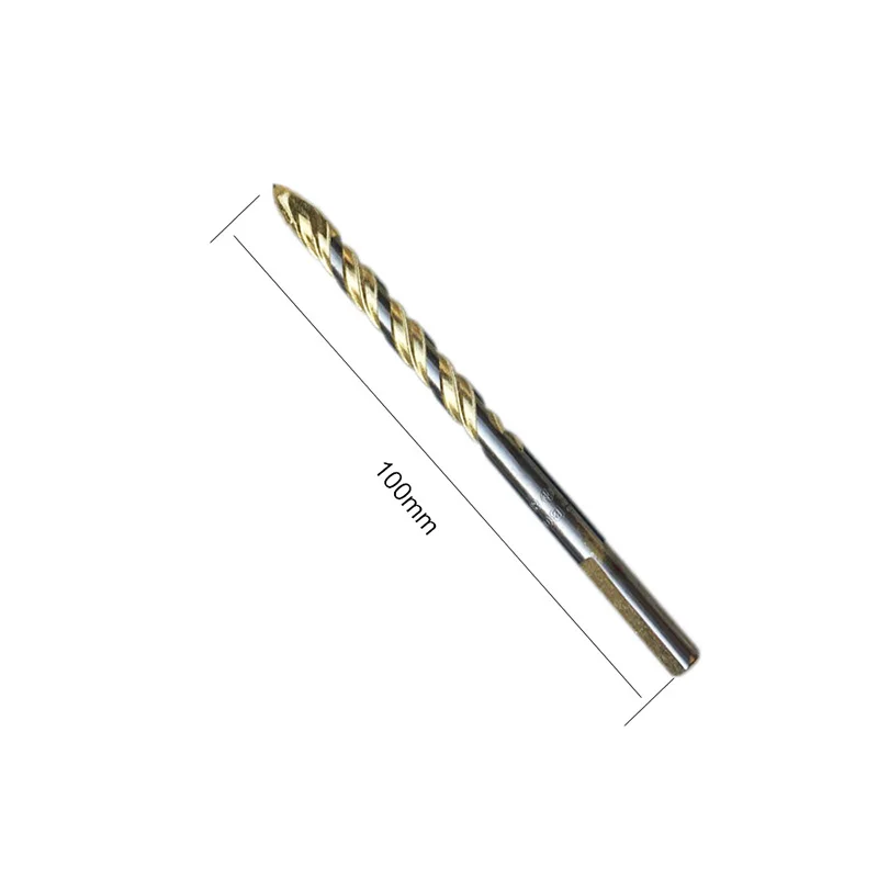 セラミックタイルガラス,プラスチック,木材穴,穴あけ用の多目的スパイラルヘッド,6mm,10個,送料無料