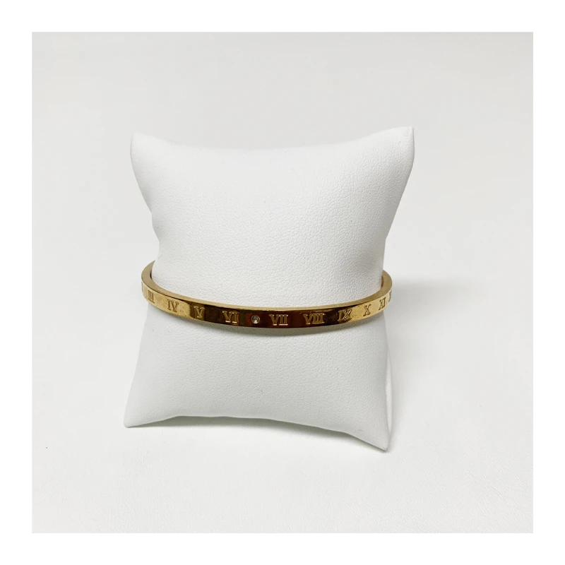 1Pcs 7*6Cm Mini White Black Grey Pu/velvet Watch Bangle Pillow Holder Bracelet Jewelry Display Chain Anklet Soft Pillow Cushion