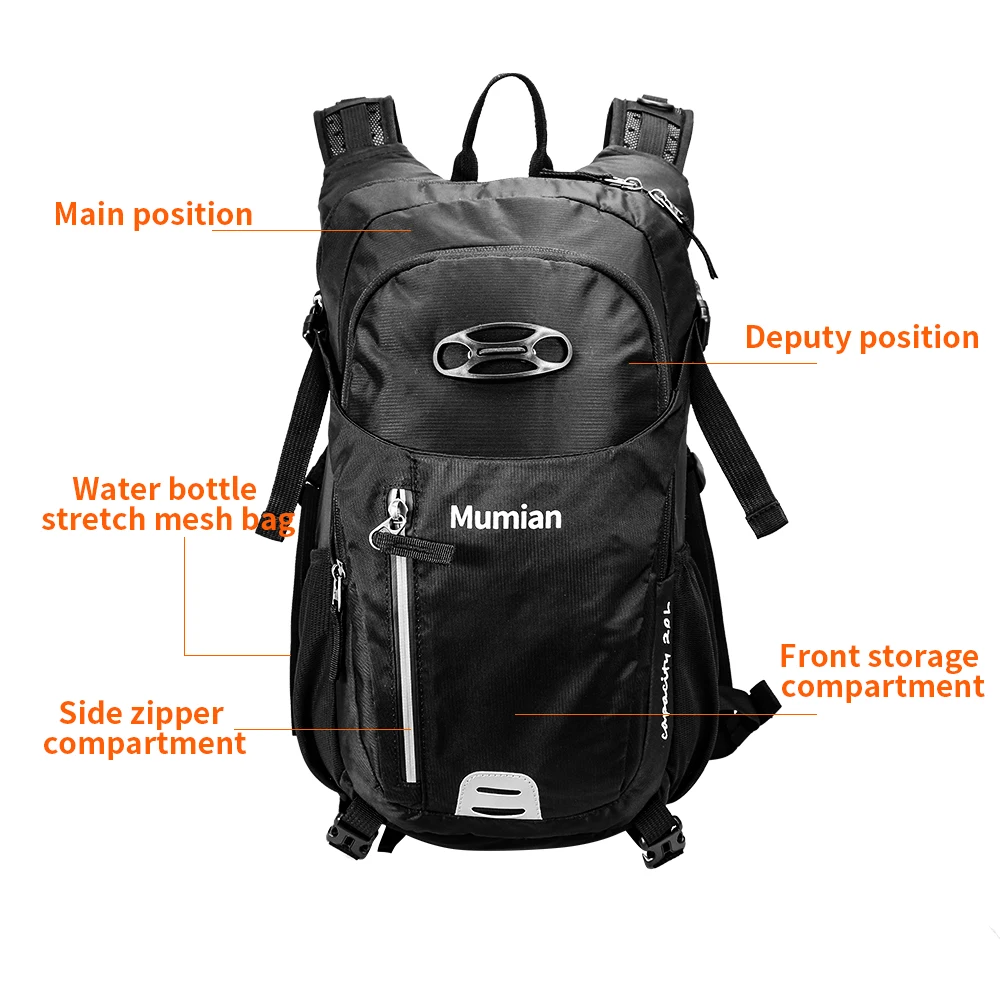 20L Waterproof Bicycle Bag Outdoor Sport Cycling Backpack Breathable Bike Backpack Ultralight Climbing Riding Hydration Backpack