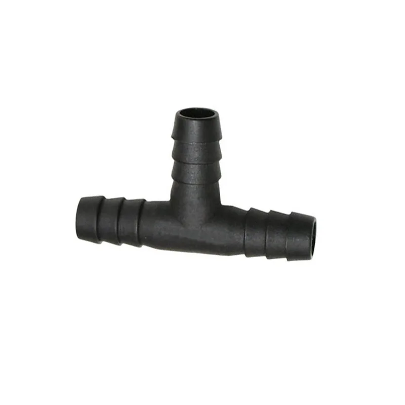 

10mm Tee connector 3-way 10mm tee barb water splitter garden irrigation T type connector barbed fittings 10 pcs