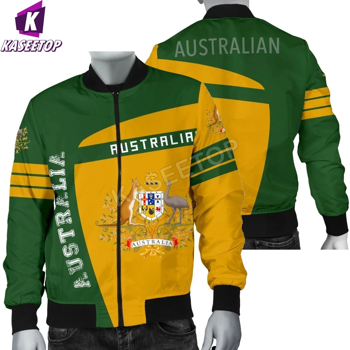 Premium Australia Sport Men's Turtles Jacket Cosplay Costume Casual Unisex 3D Full Print Bomber Jacket Tracksuit Zipper Coat