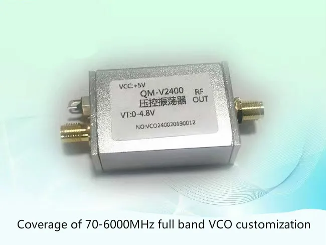 

2,4G RF микроволновая печь VCO точка частоты подметания Частотный сигнал источник металлический экранированный SMA