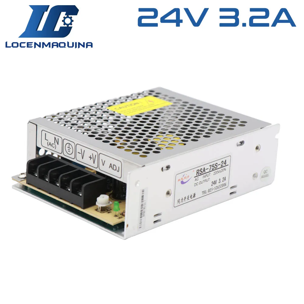 

Switch Power Supply 24V 3.2A for Woodworking Machine Good Heat Radiation