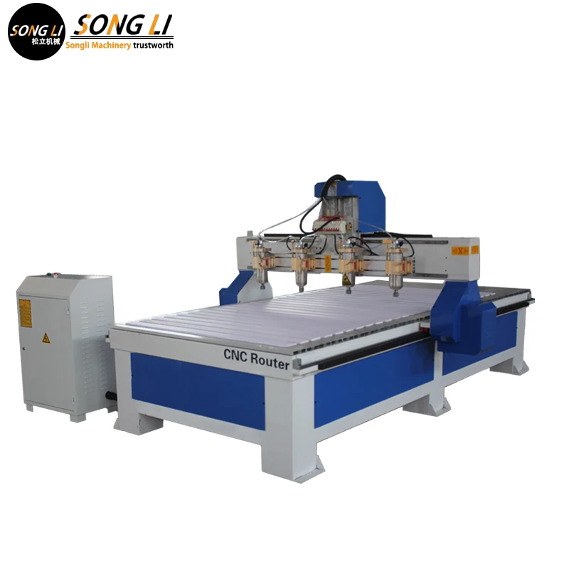 cnc machine for wood four heads cnc router wood for Acrylic Mdf wood working tools machinery