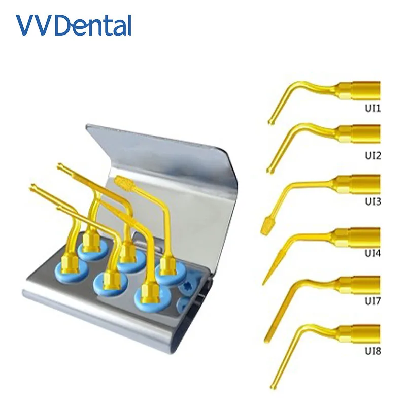 

VV Dental Piezo Surgery Implant Tips Set Compatible With MECTRON/ WOODPECKER Handpiece Medical Instruments Surgical Surgery