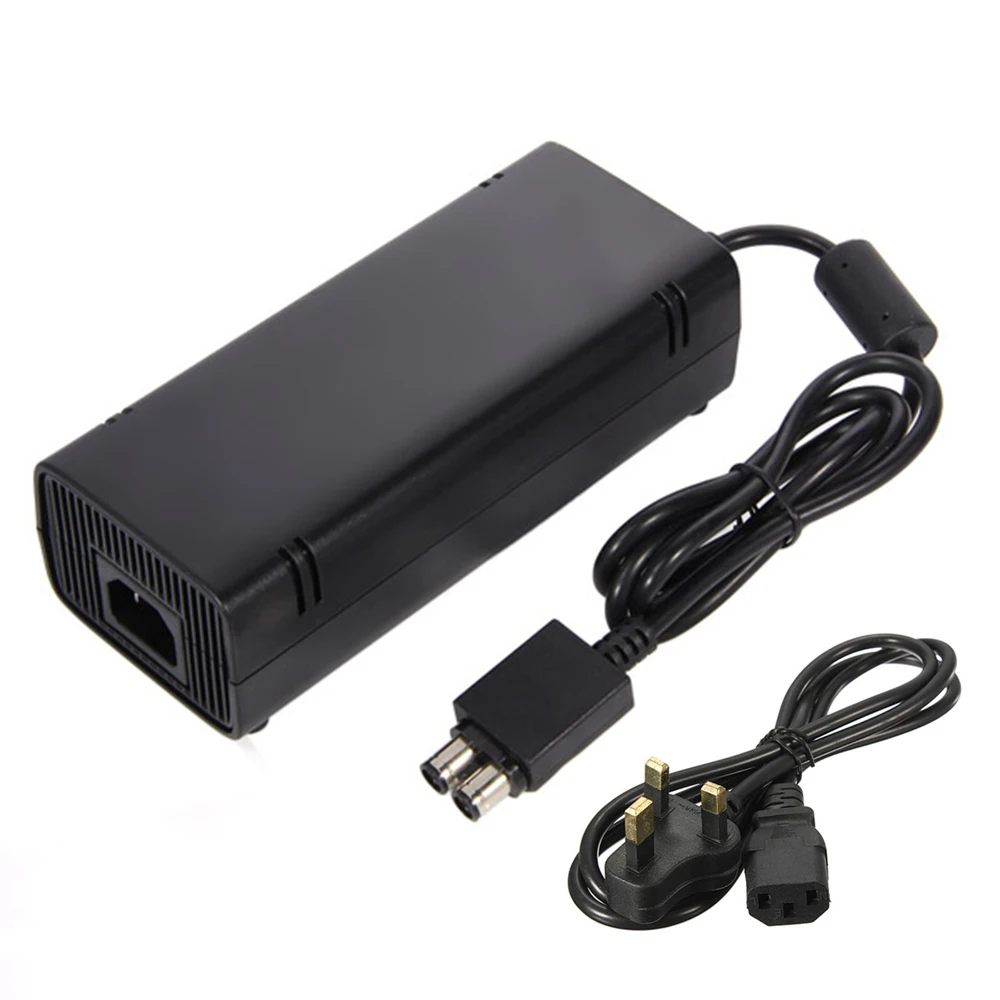 

UK Plug AC Adapter Power Supply AC 110-240V for Microsoft for Xbox 360 slim