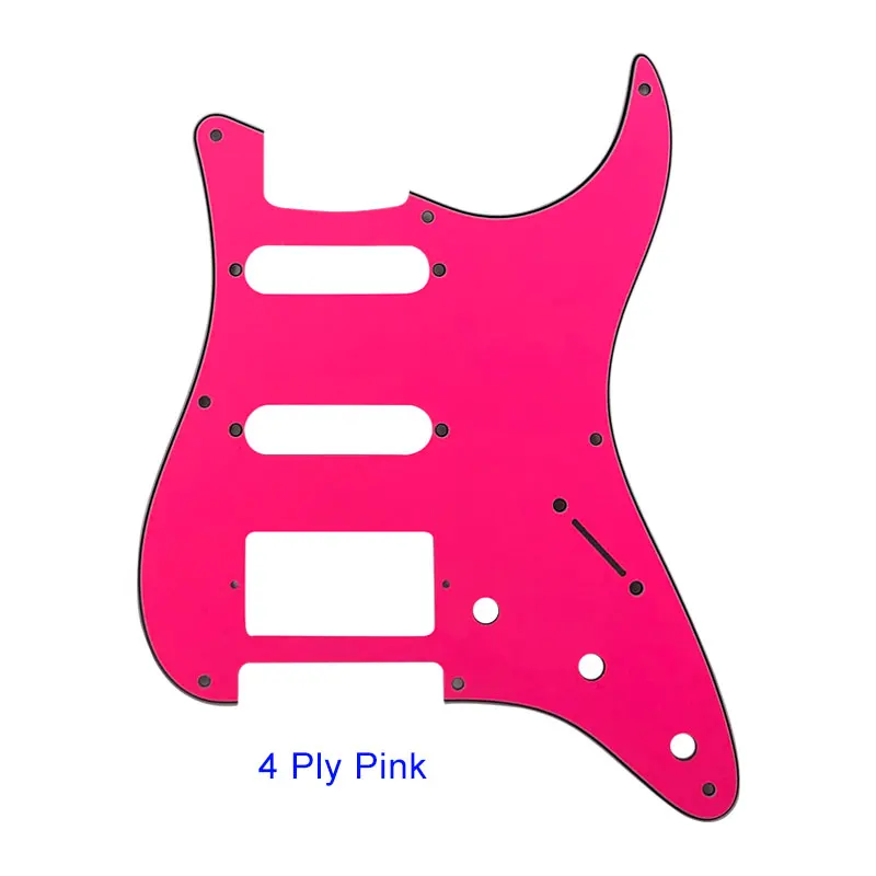 Fei Man - Guitar Parts For US 57 Year, 8 Screw Holes, Strat Guitar Pickguard, PAF Humbucker, Single HSS Scratch Plate