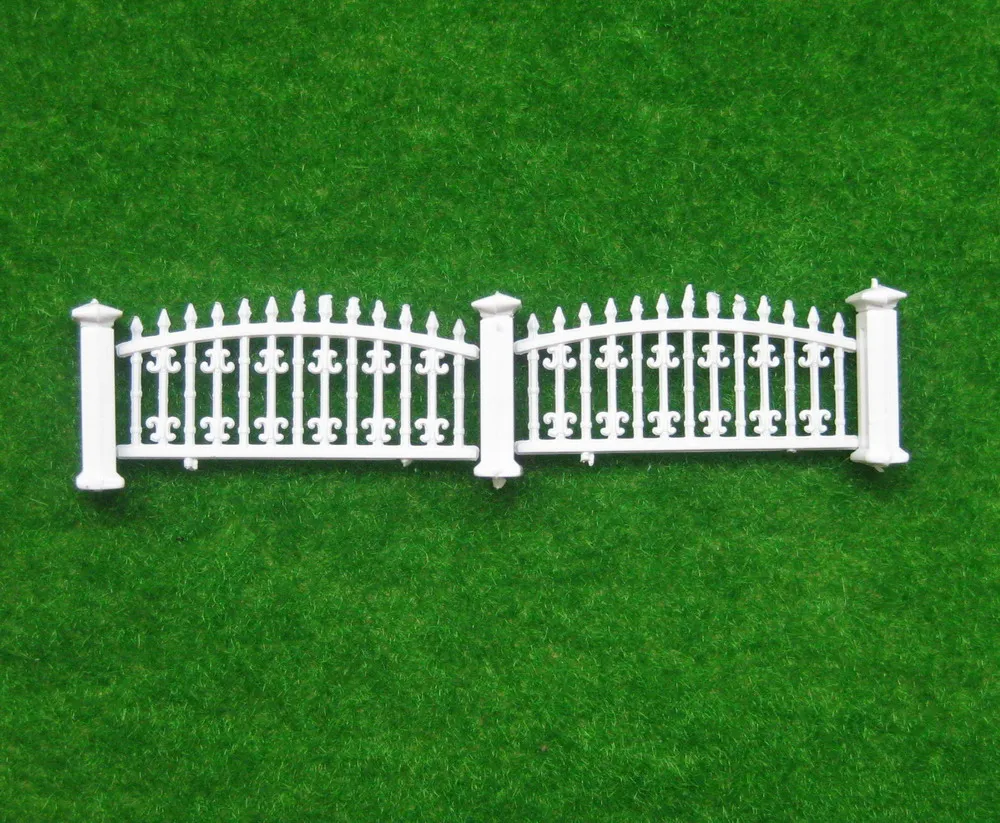 1 Meter Model Railway N Z Scale 1:160 Building Fence Wall White Architectural LG20003