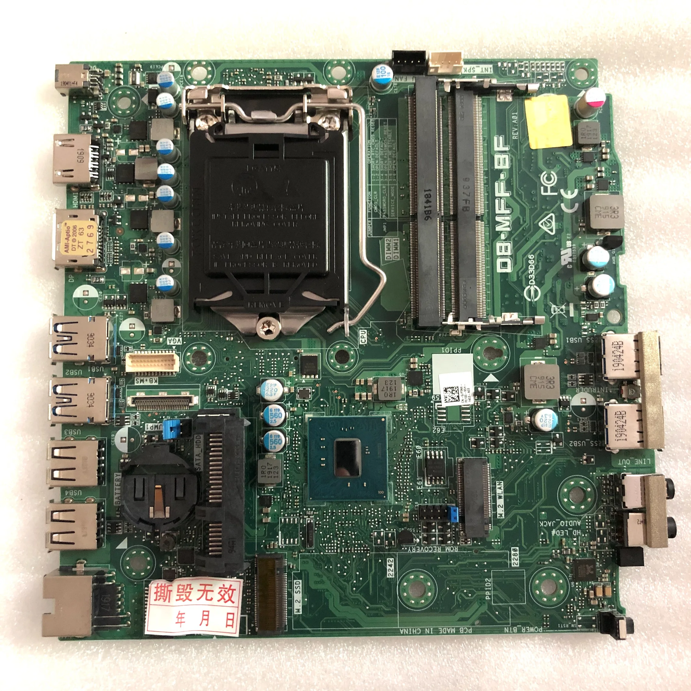 

DB-MFF-BF for DELL Optiplex 3050 3050M Motherboard CN-0JP3NX JP3NX Mainboard 100%tested fully work