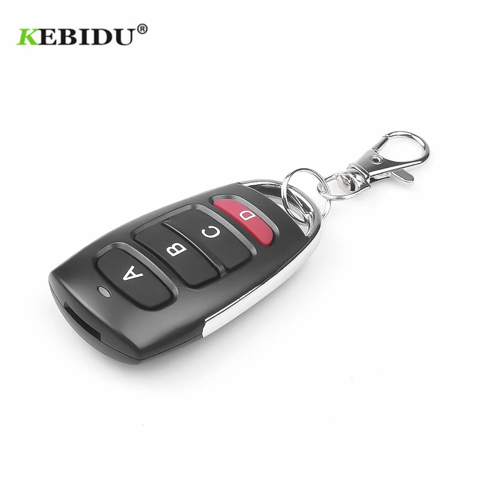 KEBIDU Universal 433 MHZ Wireless Clone Switch Cloning Copy 433mhz Gate Garage Door Control Duplicator Portal Remote Control Key