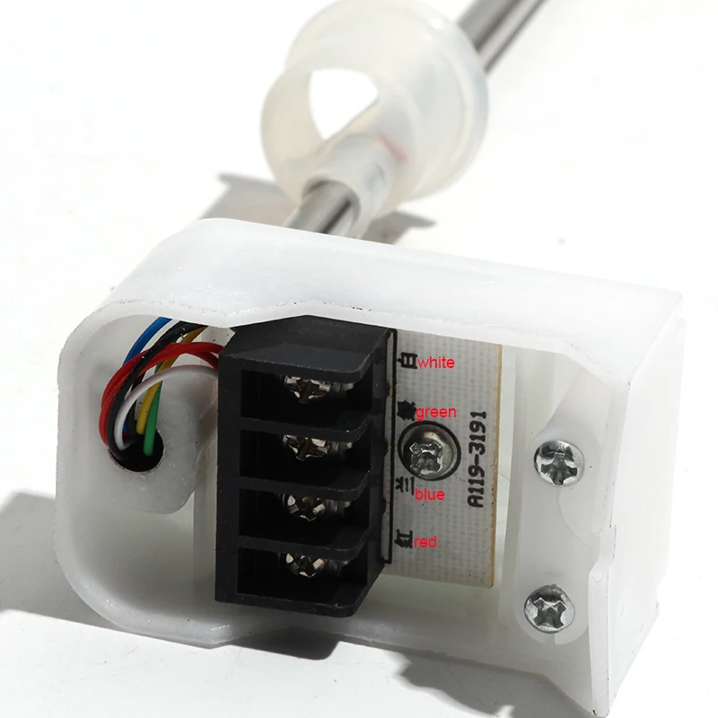 4 Core Silikon Suhu Air dan Tingkat Sensor untuk Energi Surya Pemanas Air Bagian Pengendali Kabel 50Cm Sisi Pemasangan