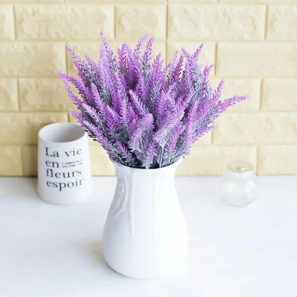 Artificial Flower Simulation Home Decor Ornament Beautiful Fake Lavender for Wedding