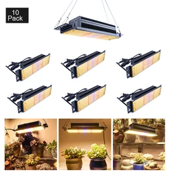 LED Grow Lights para Plantas, Phyto Lamp para Flores, Vegetais crescem barraca, Hidroponia com Plug UE e EUA, 300W, 465LEDs, 10 Pçs/lote