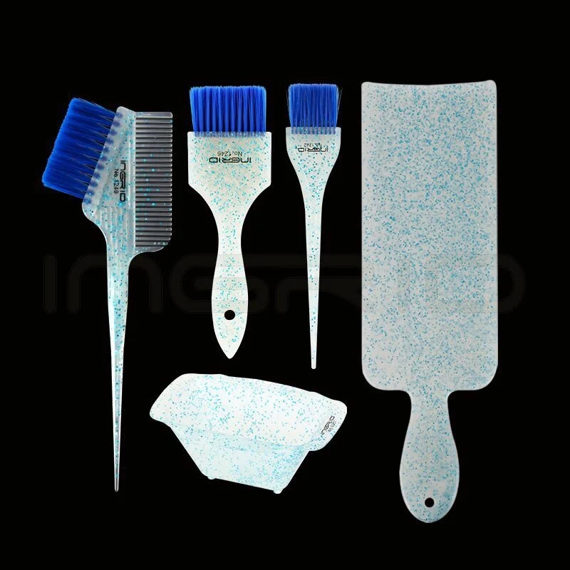 5PCS Hair Dye Color Brush Bowl Board Set Coloring Mixer Hair Tint Dying Applicator Hairdressing Styling Accessories