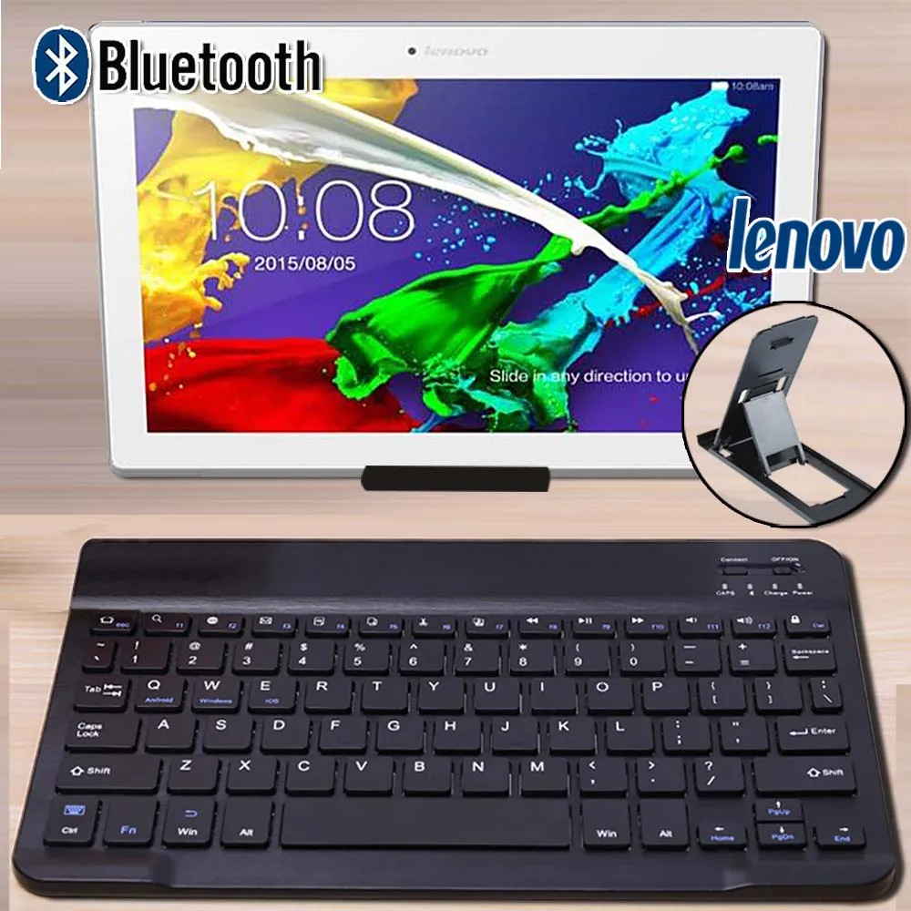 Wireless Bluetooth Keyboard For Lenovo Moto Tab/Tab E10/M10/P10/Yoga Book 10.1