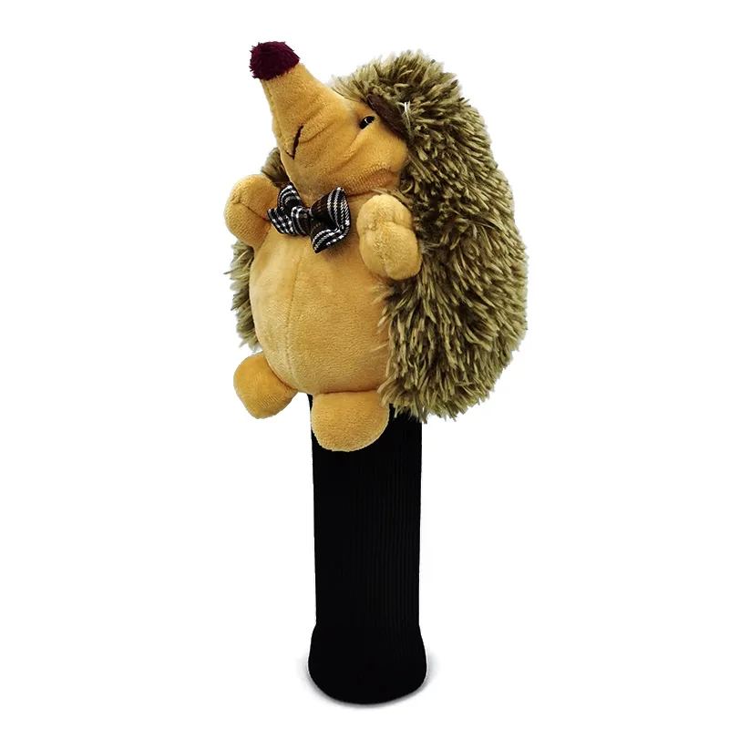 Mr. Hedgehog Golf Driver Headcover Cartoon Animal Golf Fairway Wood Head Cover Mascot Novelty Cute Gift