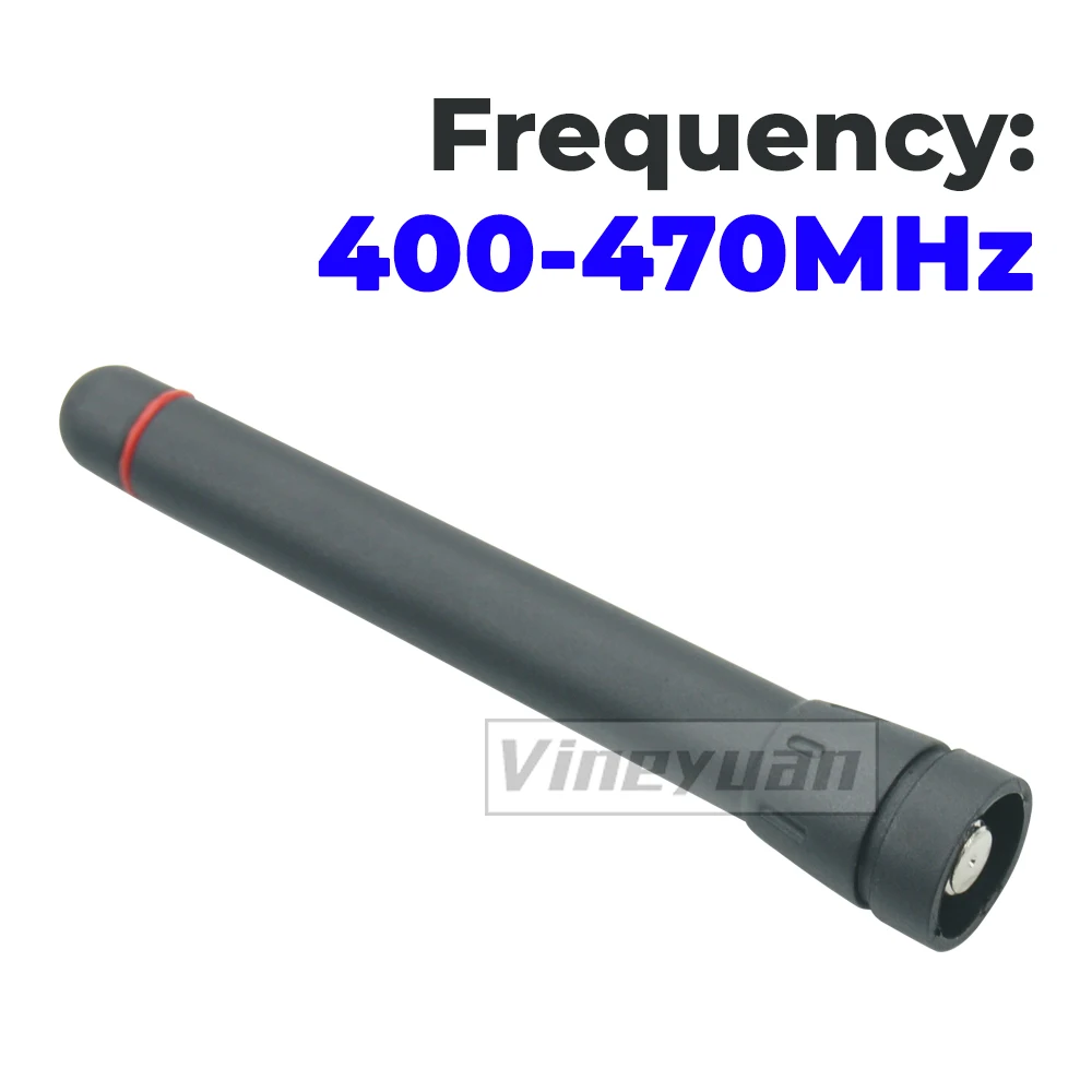 UHF400-470MHz Stubby Antena do ICOM F21 F4001 F4011 F24 F4021 F4061 F4161 F80 F43 Antena dwukierunkowa - 2 szt.