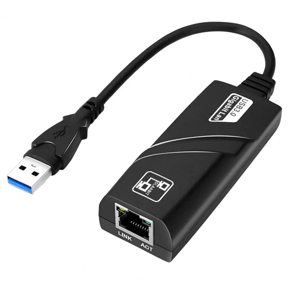 USB Network Adapter Reliable Internet Adapter USB 3.0 to RJ45 1G Gigabit Network Card