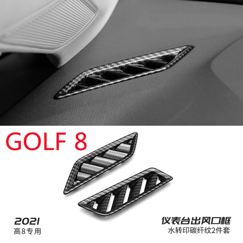 For Volkswagen golf 8 golf8 special instrument panel air outlet frame rline MK8 interior decorative Stickers car accessories