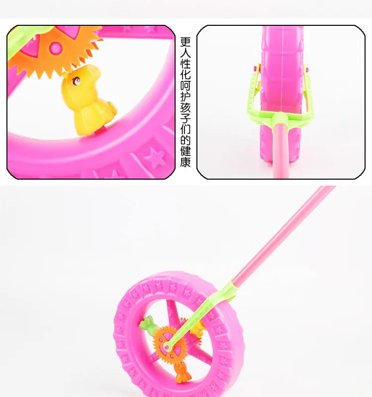 لعبة اللياقة البدنية الرياضية لعبة الأطفال عجلة اليد خنزير الحيوان الطفل لغز ألعاب تعليمية دفع وسحب اللعب اللياقة البدنية الرياضية