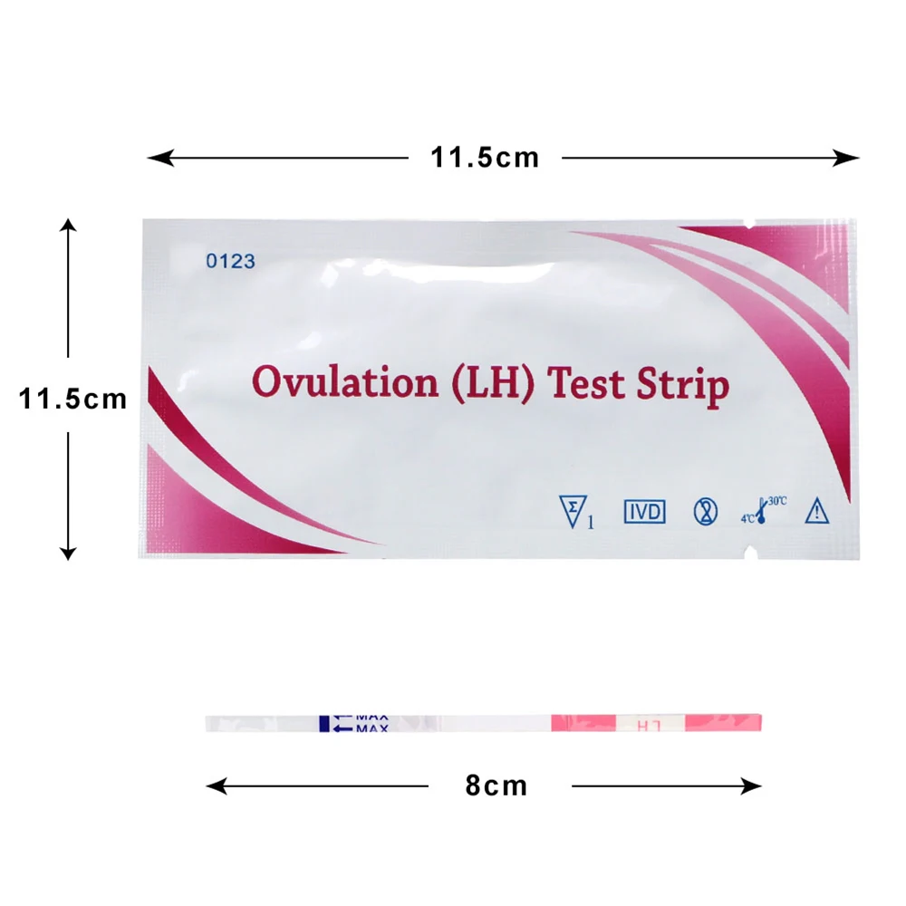 20Pcs LH Tests Ovulation Urine Test Strips LH Ovulation Test Strips First Response Over 99% Accuracy