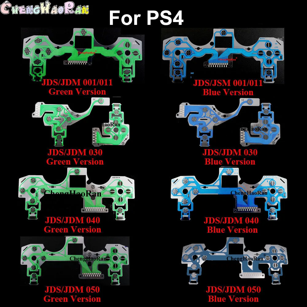 10pcs For PS5 PlayStation 4 5 PS4 Pro Slim Controller Conductive Film Keypad flex Cable Ribbon Circuit Board JDS 055 050 040 030